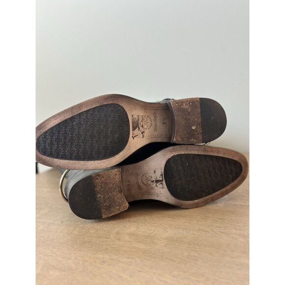 Johnston and Murphy Women's 7.5 Boots Leather High Black Riding - Picture 9 of 12